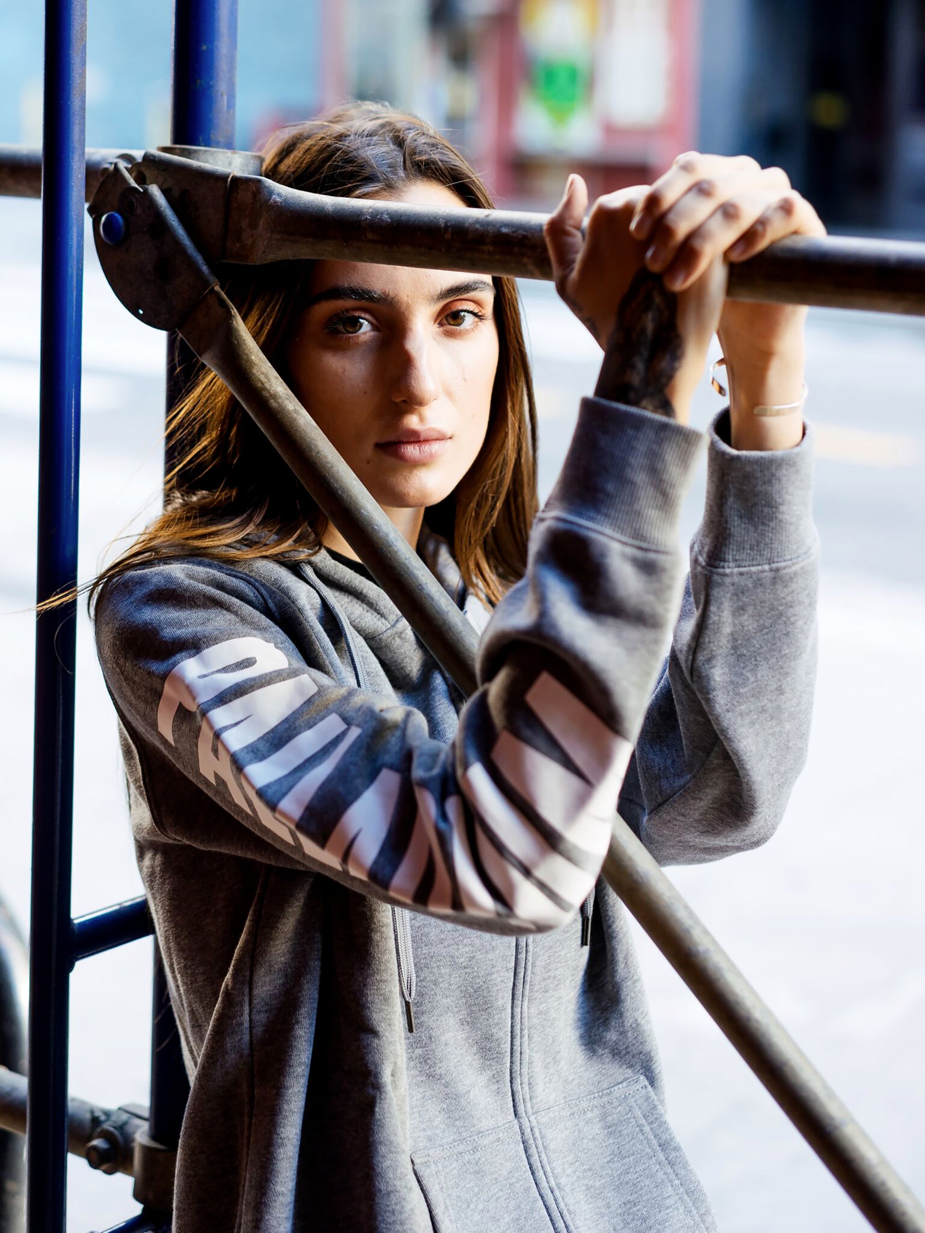 102419-004 | CORE LOGO ZIP UP HOODY PS | DARK HEATHER GREY - Image 2