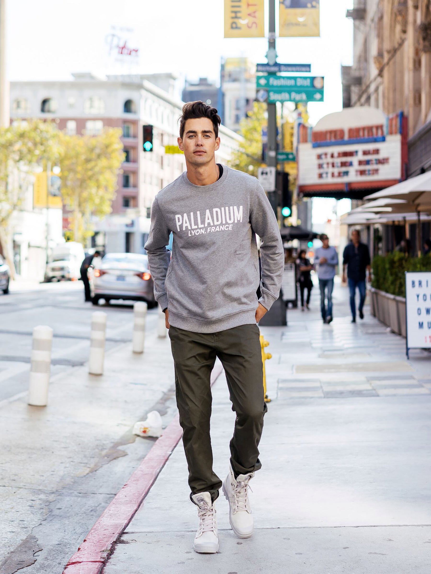 172415-004 | PALLADIUM FRANCE CREW BP | DARK HEATHER GREY - Image 6