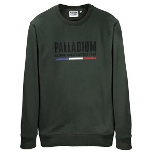 172784-386 | PALLADIUM CREW NECK2 | DARK KAKI