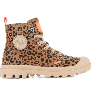 99519-974-M | PAMPA HI ZIP WL LEO | DEAR BROWN / BLACK