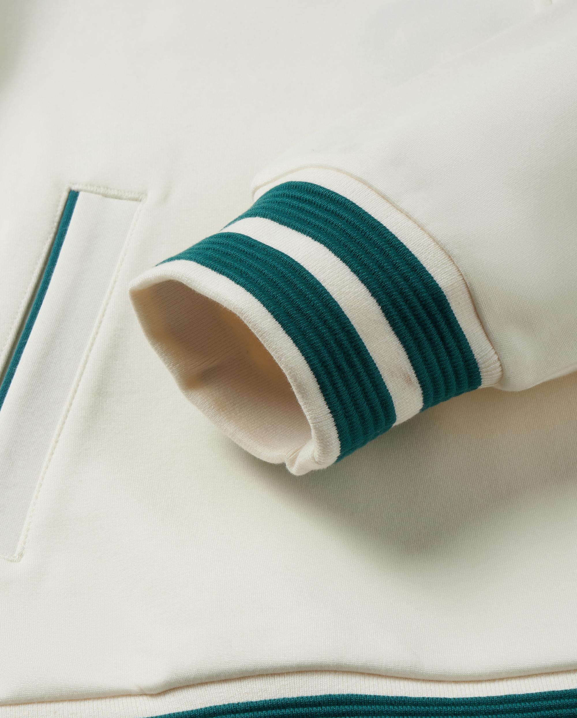 1010493-262 | MEN'S PALLADIUM LOGO COLOR BLOCKS VARSITY JACKET | MARSHMALLOW - Image 6