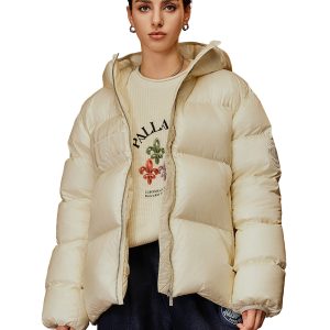 1010616-262 | MEN'S PALLADIUM LOGO DOWN JACKET | MARSHMALLOW