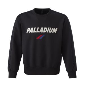 1011726-008 | MEN'S VINTAGE PALLADIUM LOGO SWEATSHIRT | BLACK
