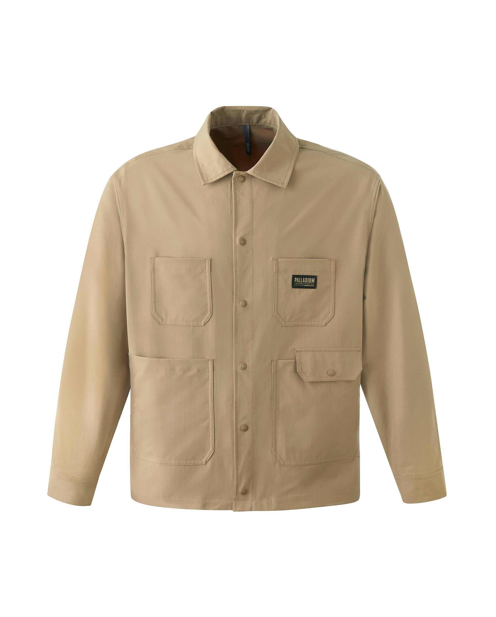 1011734-297 | MEN'S PALLADIUM LOGO WATER REPELLENT CARGO JACKET | HERITAGE CAMEL - Image 6