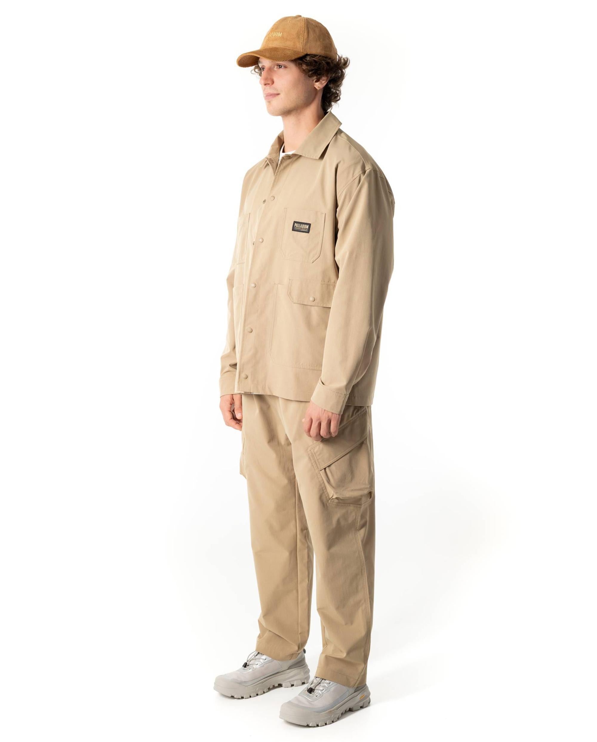 1011734-297 | MEN'S PALLADIUM LOGO WATER REPELLENT CARGO JACKET | HERITAGE CAMEL - Image 3