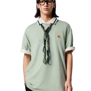 1011785-376 | MEN'S CAPYBARA LOGO LOOSE FIT COTTON T-SHIRT | JADEITE