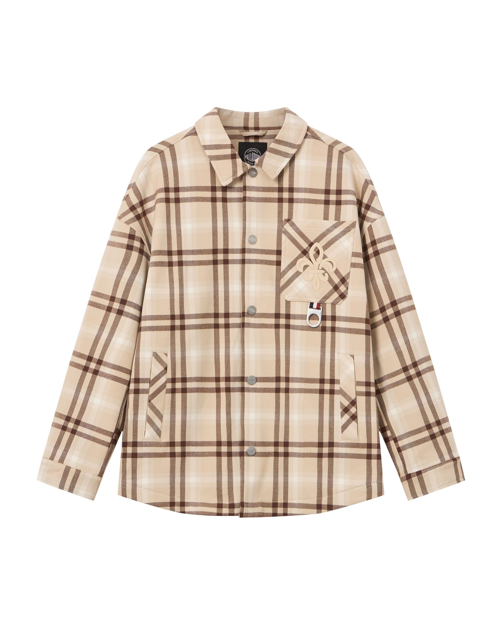 1011823-160 | MEN'S IRIS LOGO CHECKED POCKET JACKET | LTH CO PLAID