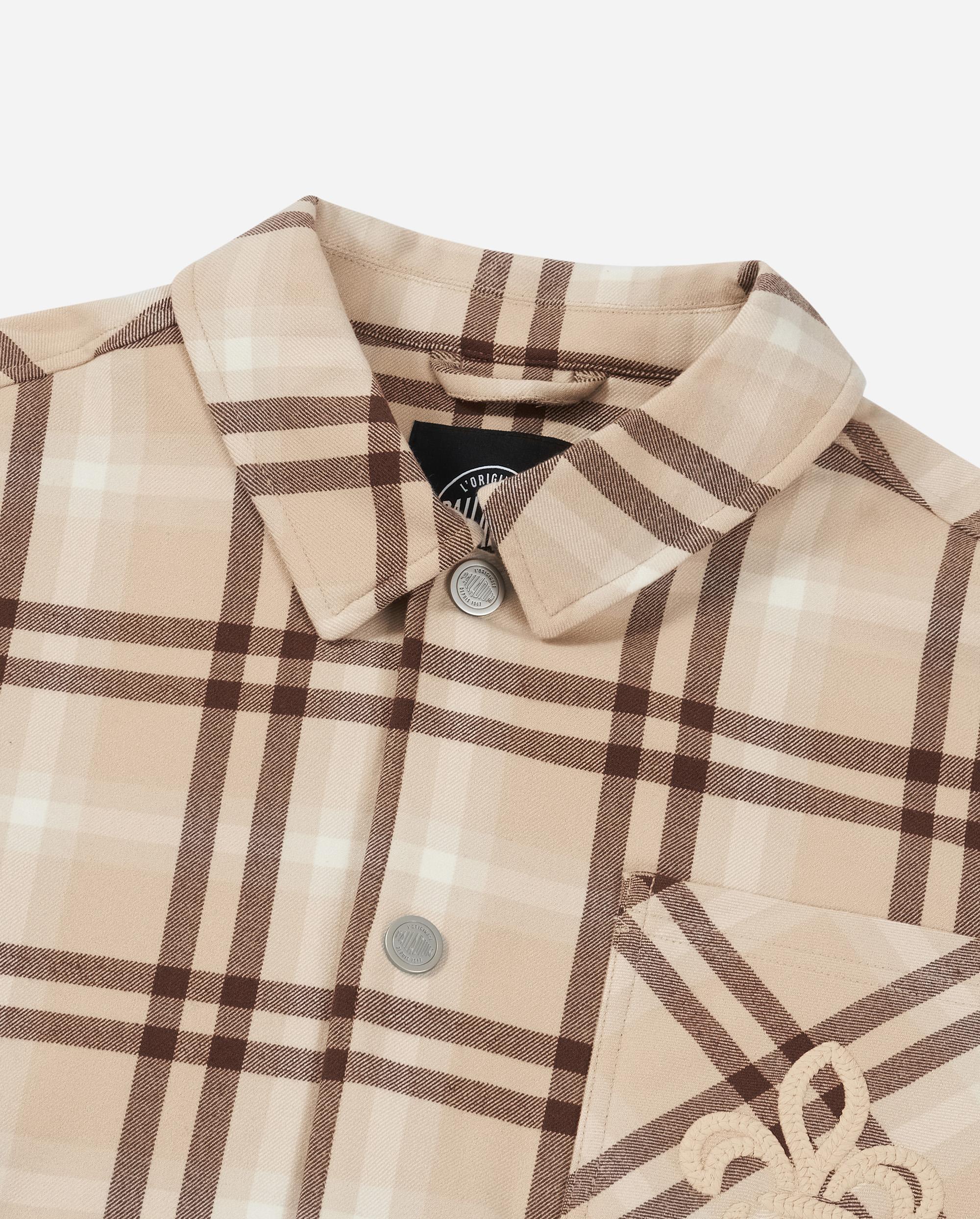 1011823-160 | MEN'S IRIS LOGO CHECKED POCKET JACKET | LTH CO PLAID - Image 3