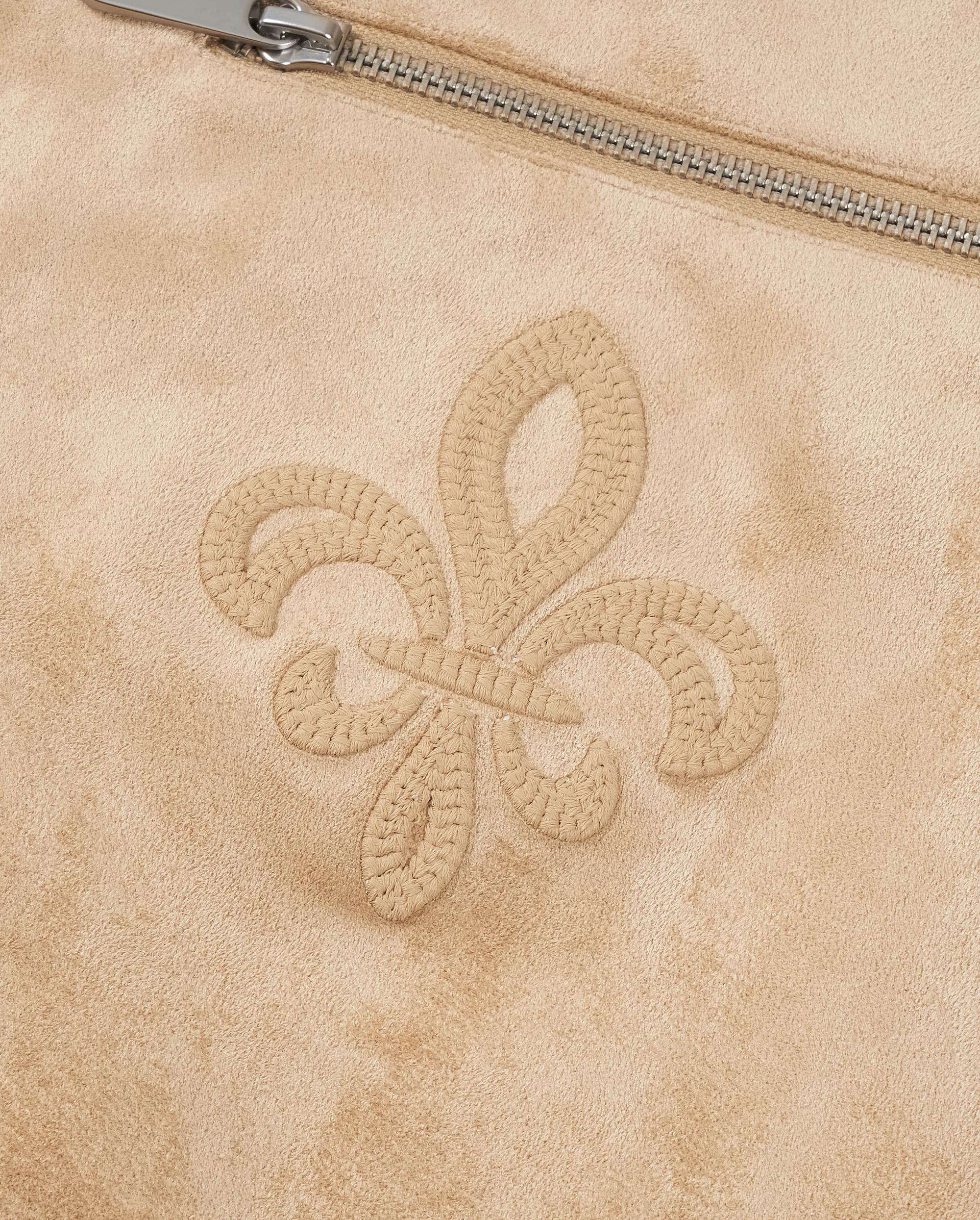 1011824-228 | MEN'S IRIS LOGO FAUX SUEDE LOOSE FIT JACKET | TRAVERTINE - Image 7