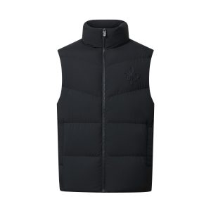 1011842-032 | MEN'S EMBROIDERED IRIS LOGO DOWN VEST JACKET | TAP SHOE