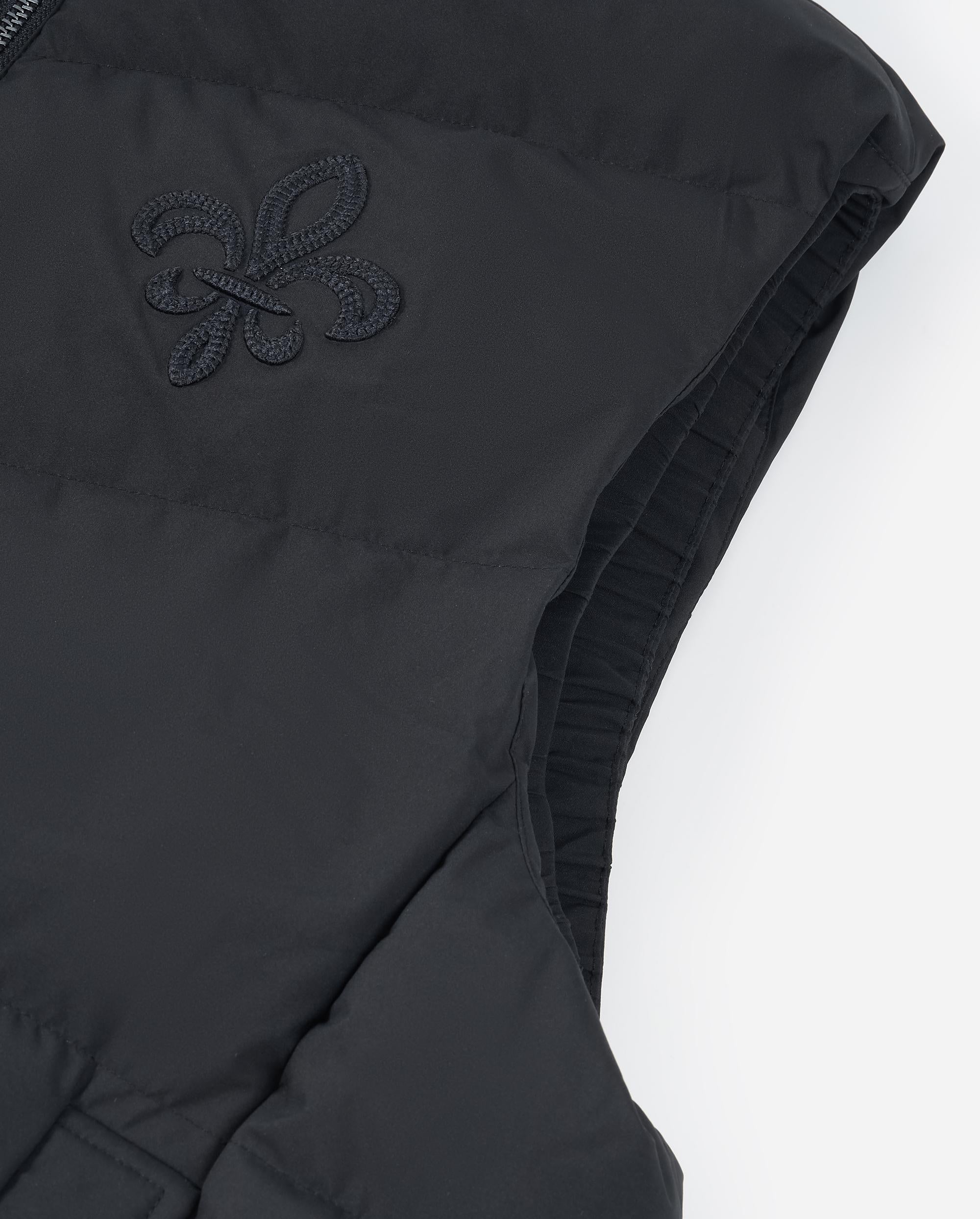 1011842-032 | MEN'S EMBROIDERED IRIS LOGO DOWN VEST JACKET | TAP SHOE - Image 5