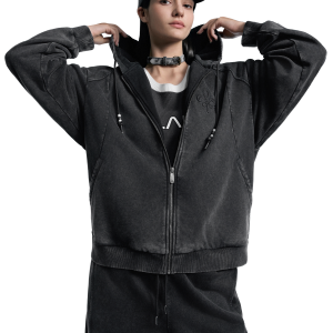 1011843-032 | MEN'S IRIS LOGO LOOSE FIT WASHED COTTON JACKET | TAP SHOE