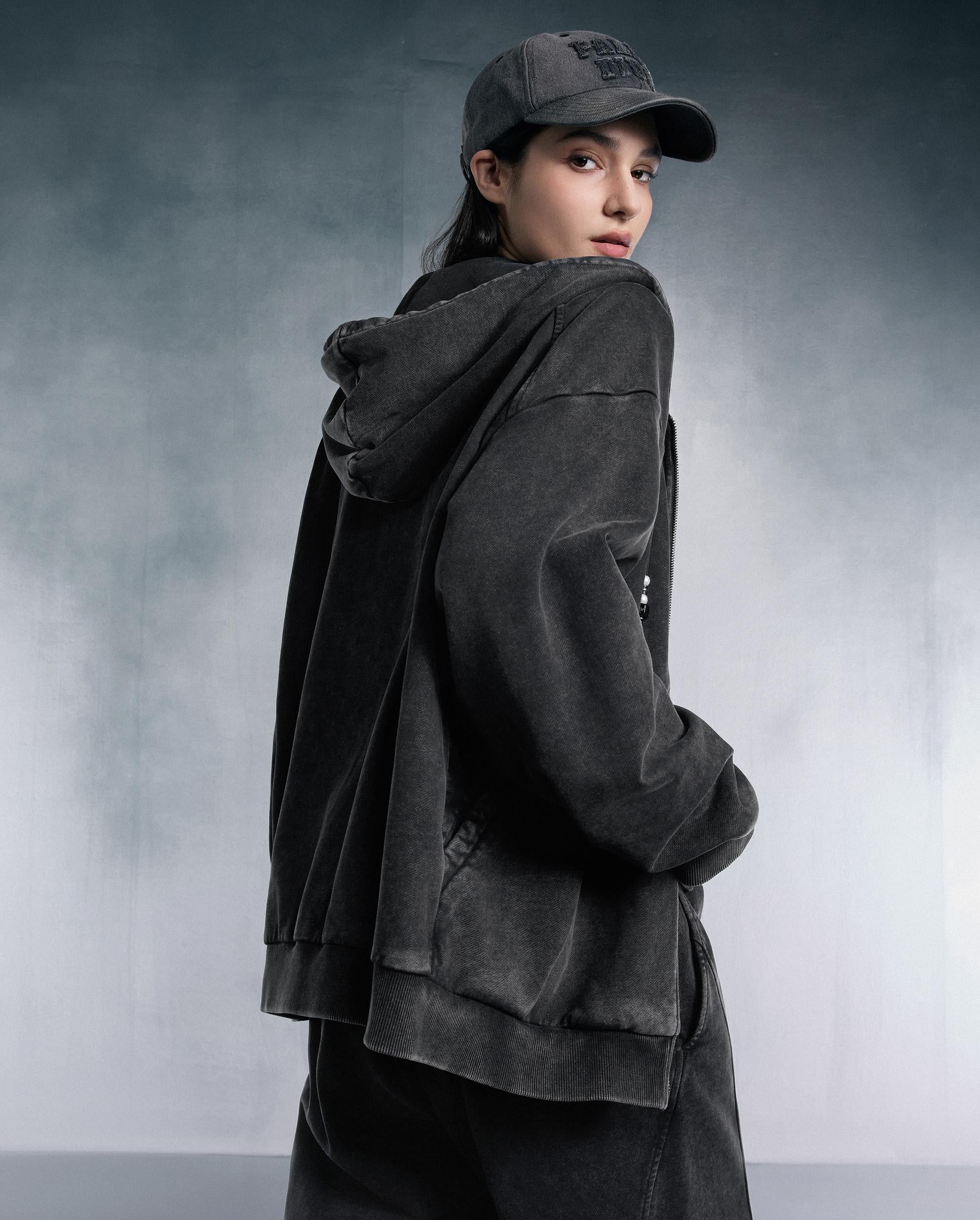 1011843-032 | MEN'S IRIS LOGO LOOSE FIT WASHED COTTON JACKET | TAP SHOE - Image 2