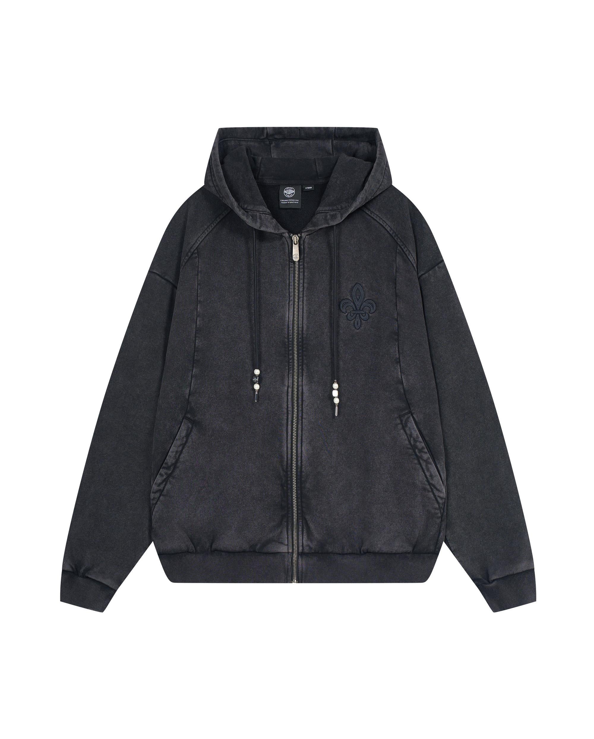 1011843-032 | MEN'S IRIS LOGO LOOSE FIT WASHED COTTON JACKET | TAP SHOE - Image 4