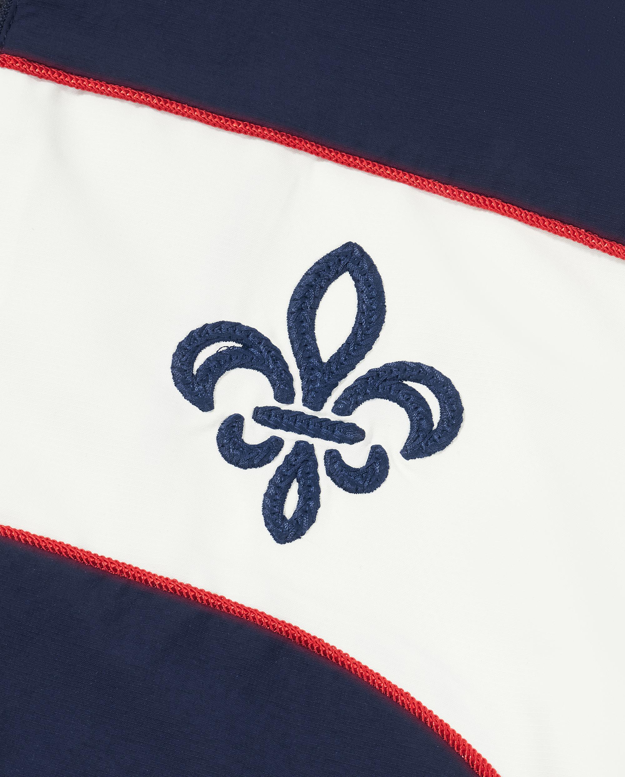 1011858-453 | MEN'S IRIS LOGO COLOR BLOCKS LOOSE FIT JACKET | MARITIME BLUE - Image 6