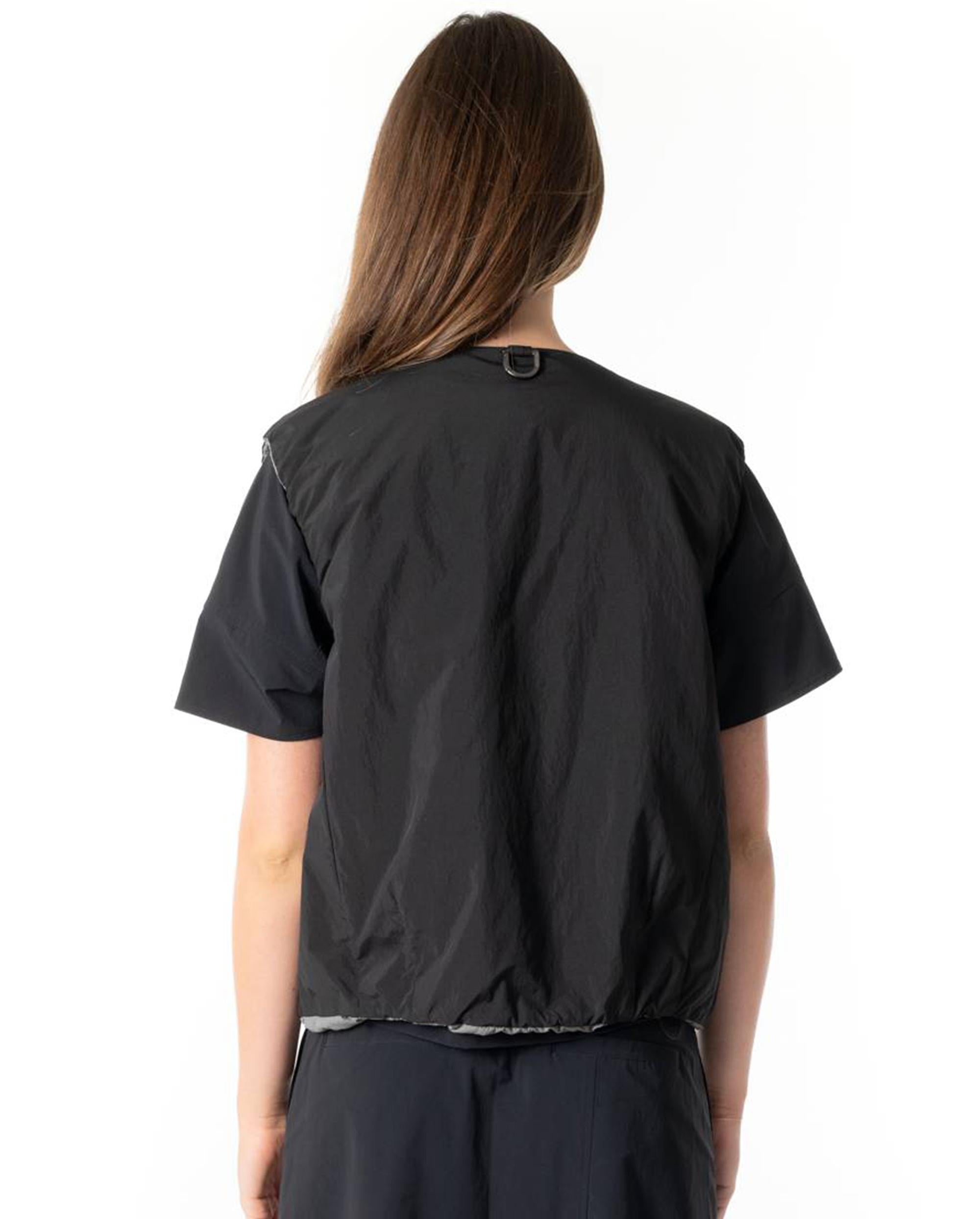 1911713-008 | WATER REPELLENT REVERSIBLE PADDED VEST JACKET | BLACK - Image 2