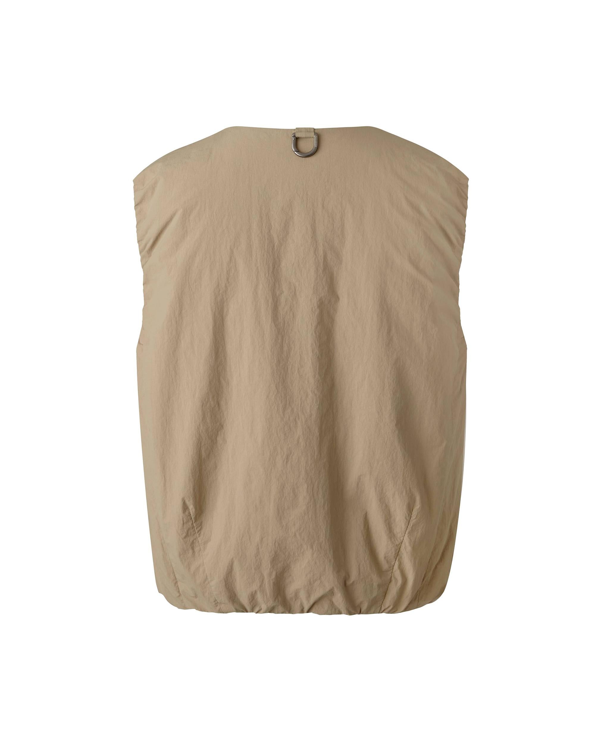 1911713-257 | WOMEN'S WATER REPELLENT REVERSIBLE PADDED VEST JAC | WARM SAND - Image 6