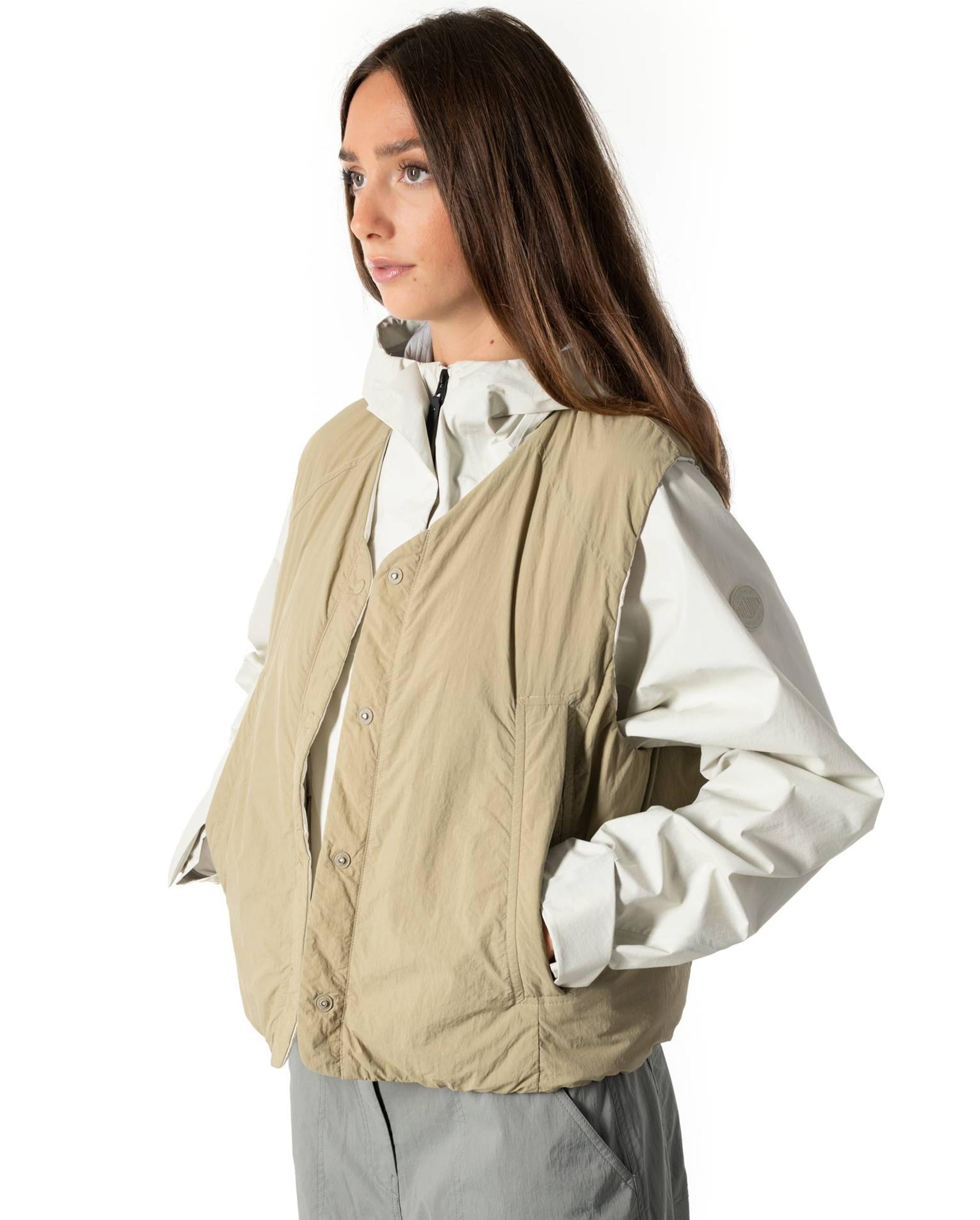 1911713-257 | WOMEN'S WATER REPELLENT REVERSIBLE PADDED VEST JAC | WARM SAND - Image 3