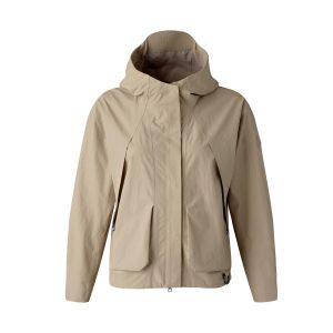 1911714-257 | WOMEN'S WATER REPELLENT WINDBREAKER HOODED JACKET | WARM SAND
