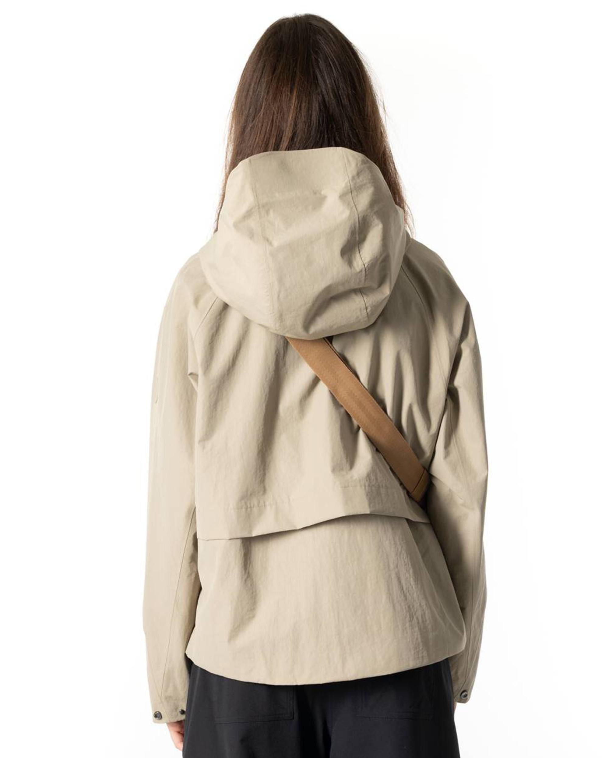 1911714-257 | WOMEN'S WATER REPELLENT WINDBREAKER HOODED JACKET | WARM SAND - Image 5
