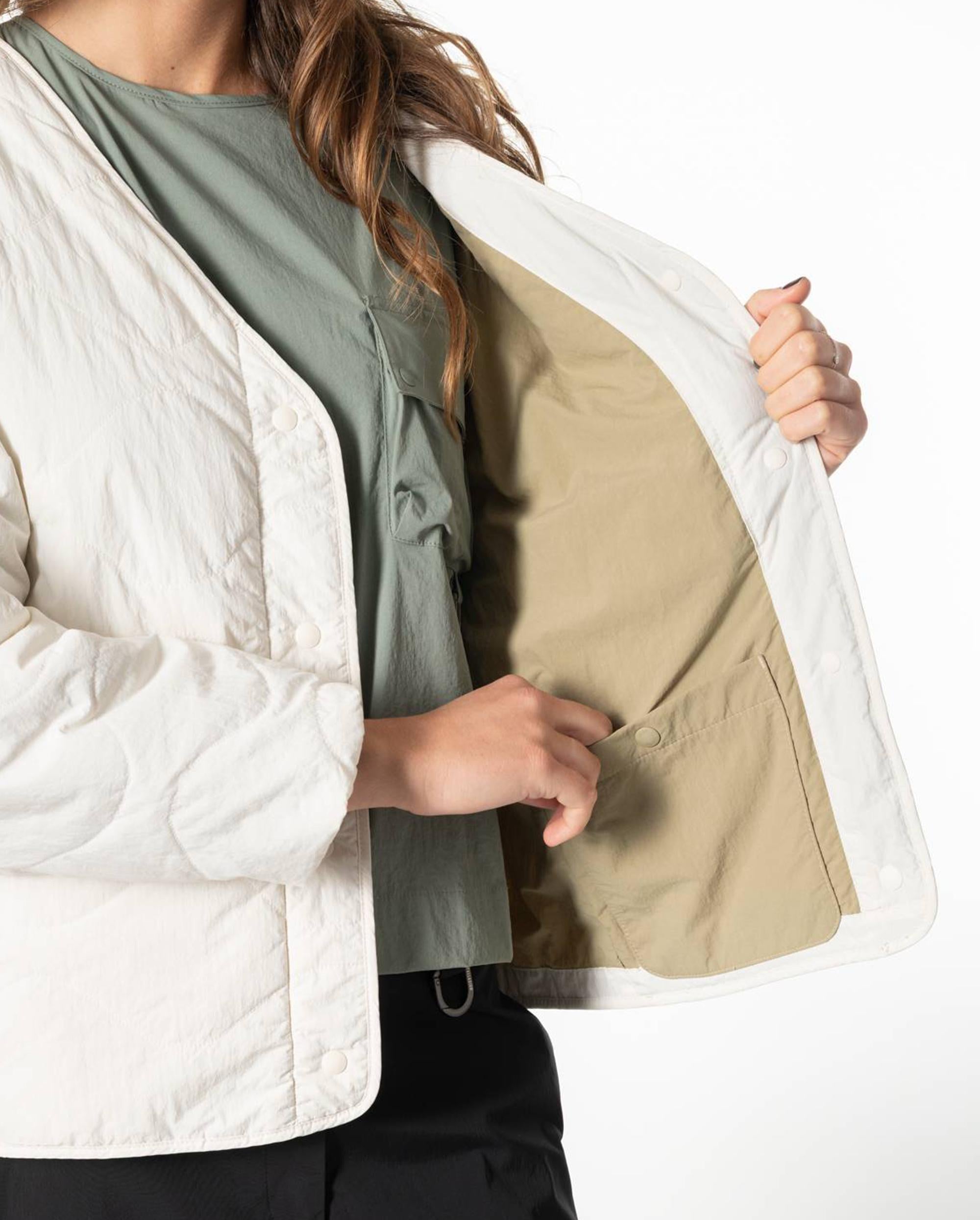 1911716-026 | WOMEN'S WATER REPELLENT PADDED JACKET | FRESH GREY - Image 5