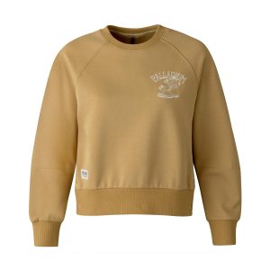 1911721-297 | WOMEN'S EMBROIDERED PALLADIUM THEME LOGO SWEATSHIR | HERITAGE CAMEL