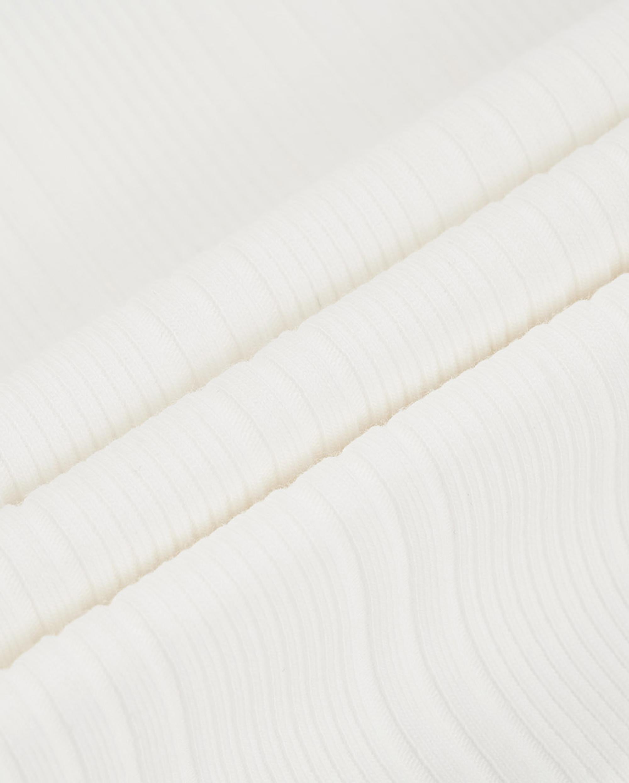 1911927-262 | WOMEN'S IRIS LOGO U-NECK LONG SLEEVES TOP | MARSHMALLOW - Image 5