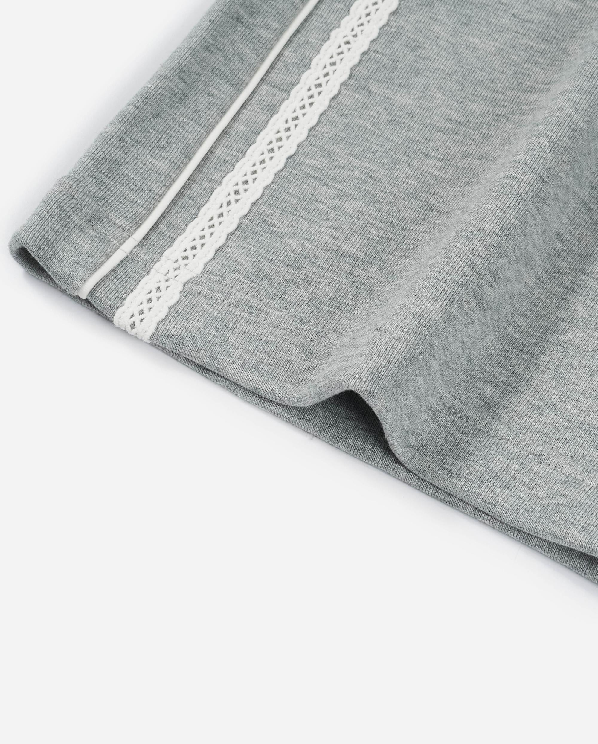 1911962-081 | WOMEN'S PALLADIUM LOGO SIDE TAPED COTTON PANTS | GREY - Image 5