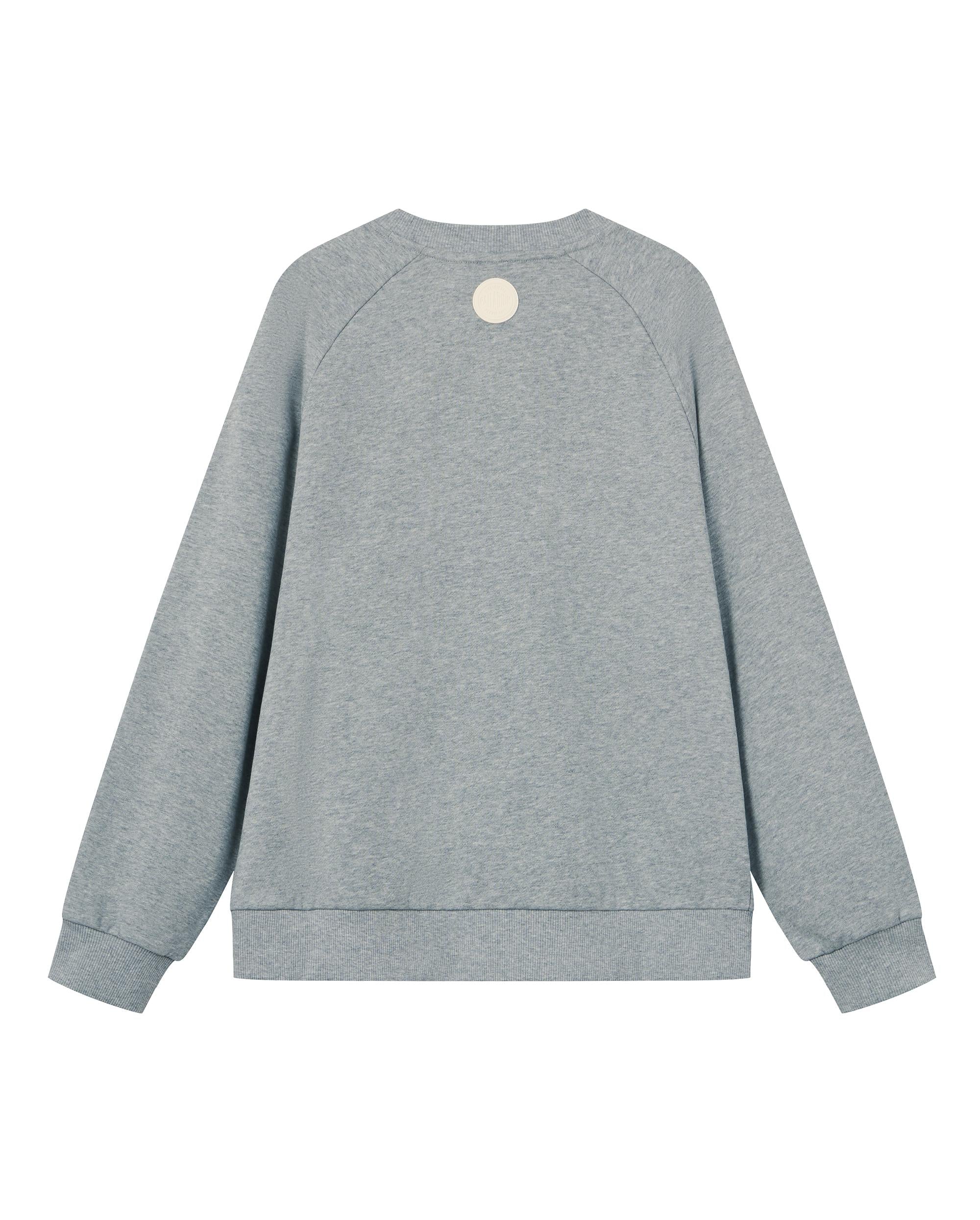 1911993-081 | WOMEN'S PALLADIUM IRIS LOGO SIDE TAPED COTTON SWEA | GY BN13 - Image 2