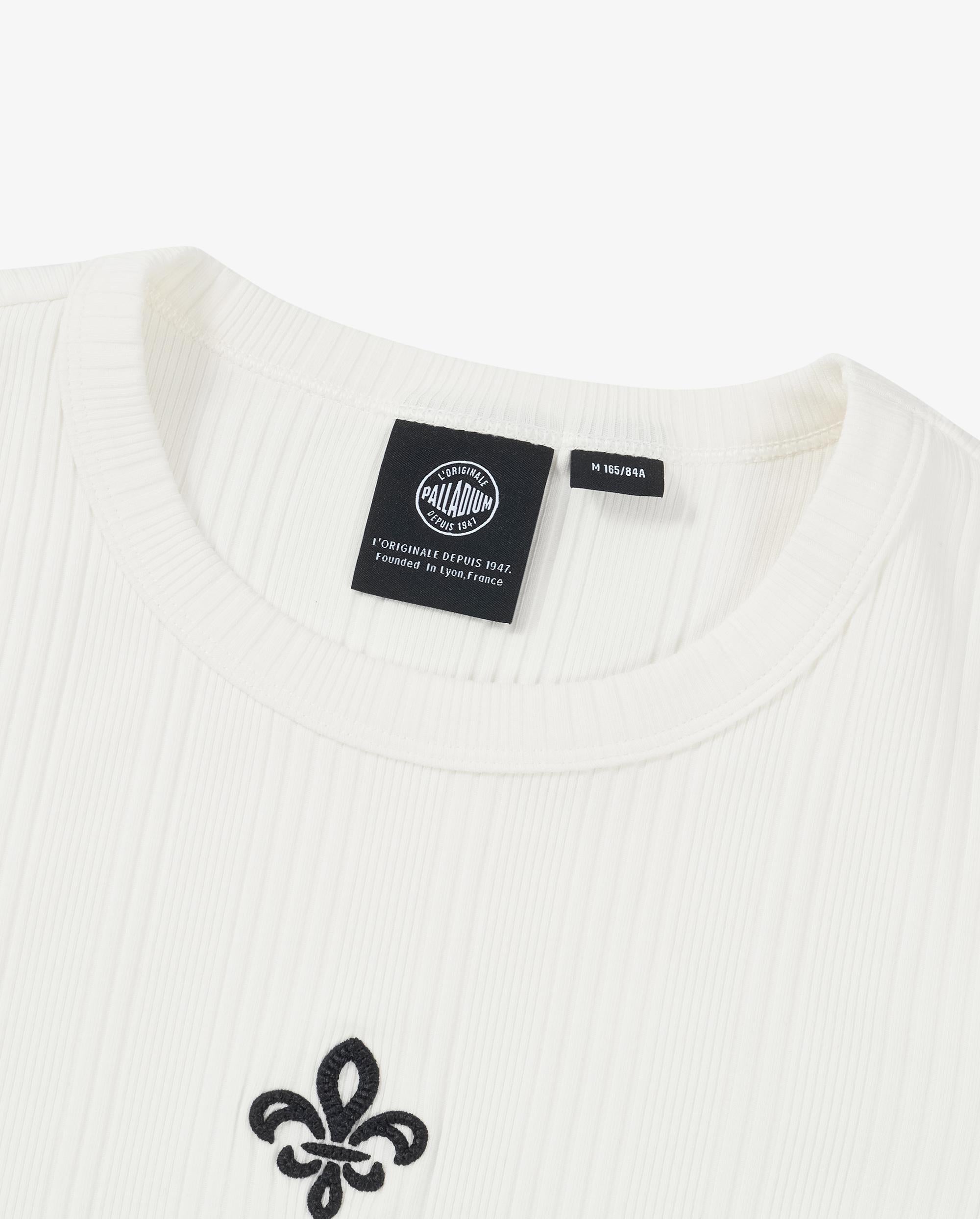 1912003-262 | WOMEN'S IRIS LOGO LONG SLEEVES T-SHIRT | MARSHMALLOW - Image 3