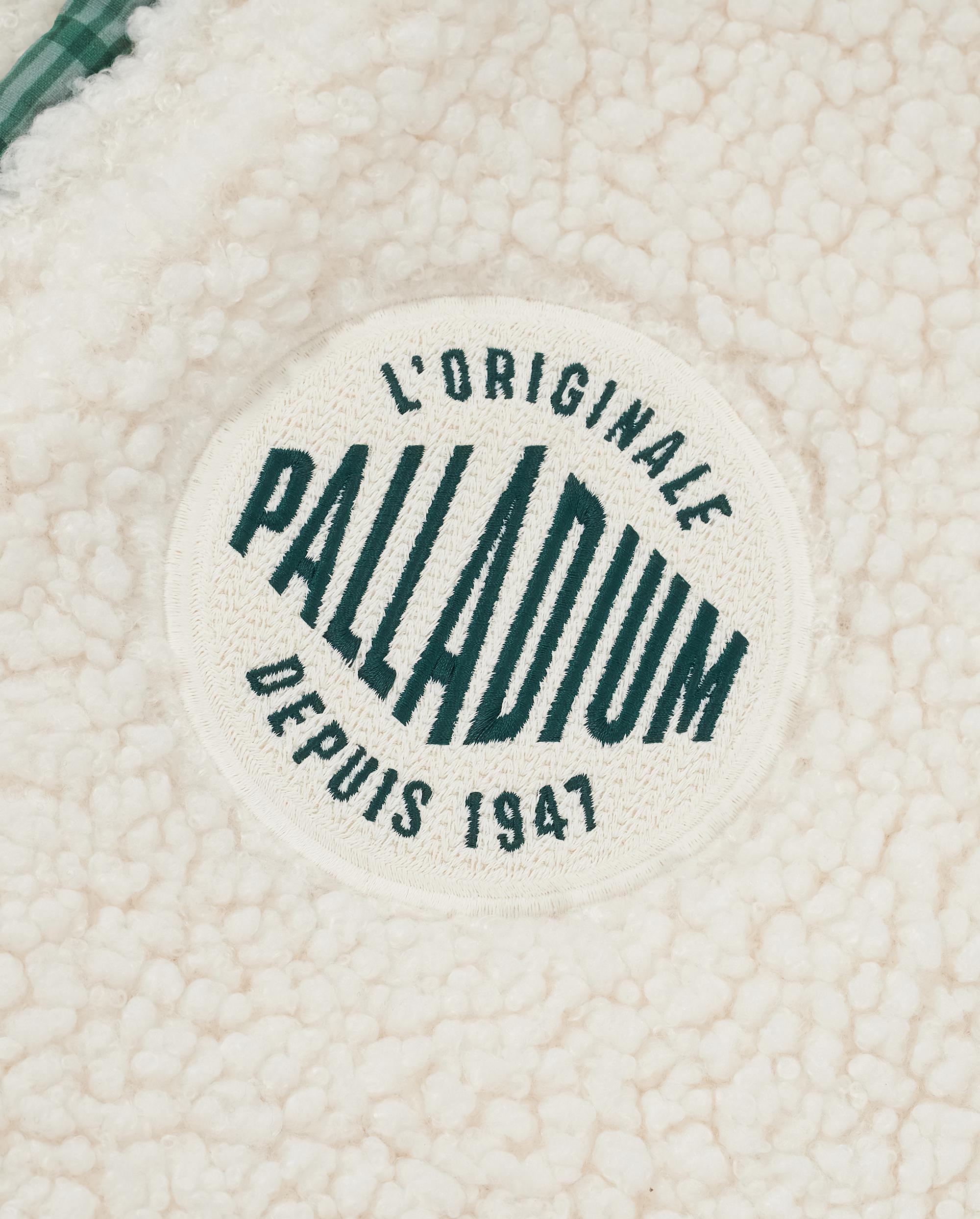 1912206-232 | WOMEN'S P LOGO SIDE TAPED FLEECE HOODED JACKET | VANILLA ICE - Image 5