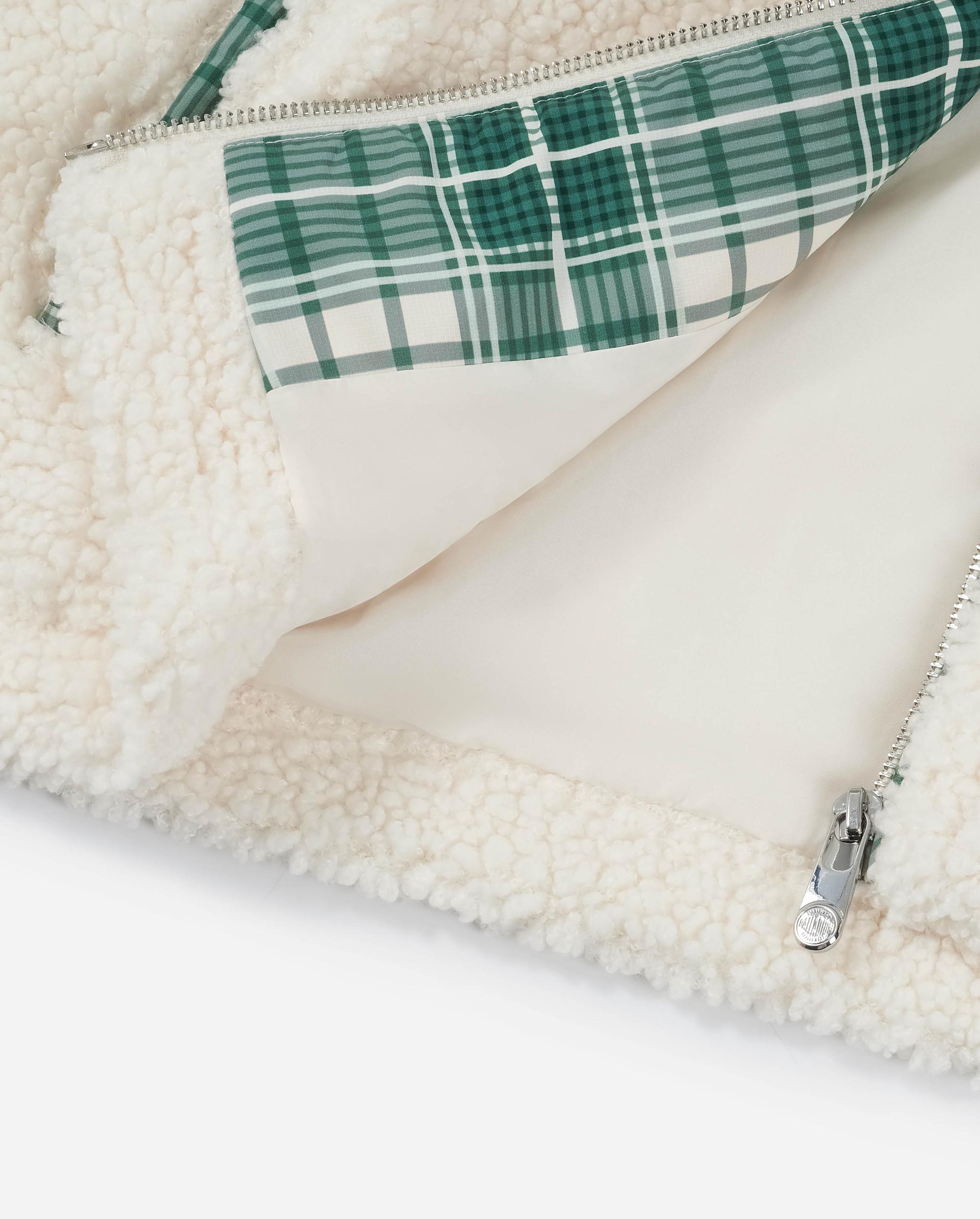 1912206-232 | WOMEN'S P LOGO SIDE TAPED FLEECE HOODED JACKET | VANILLA ICE - Image 6