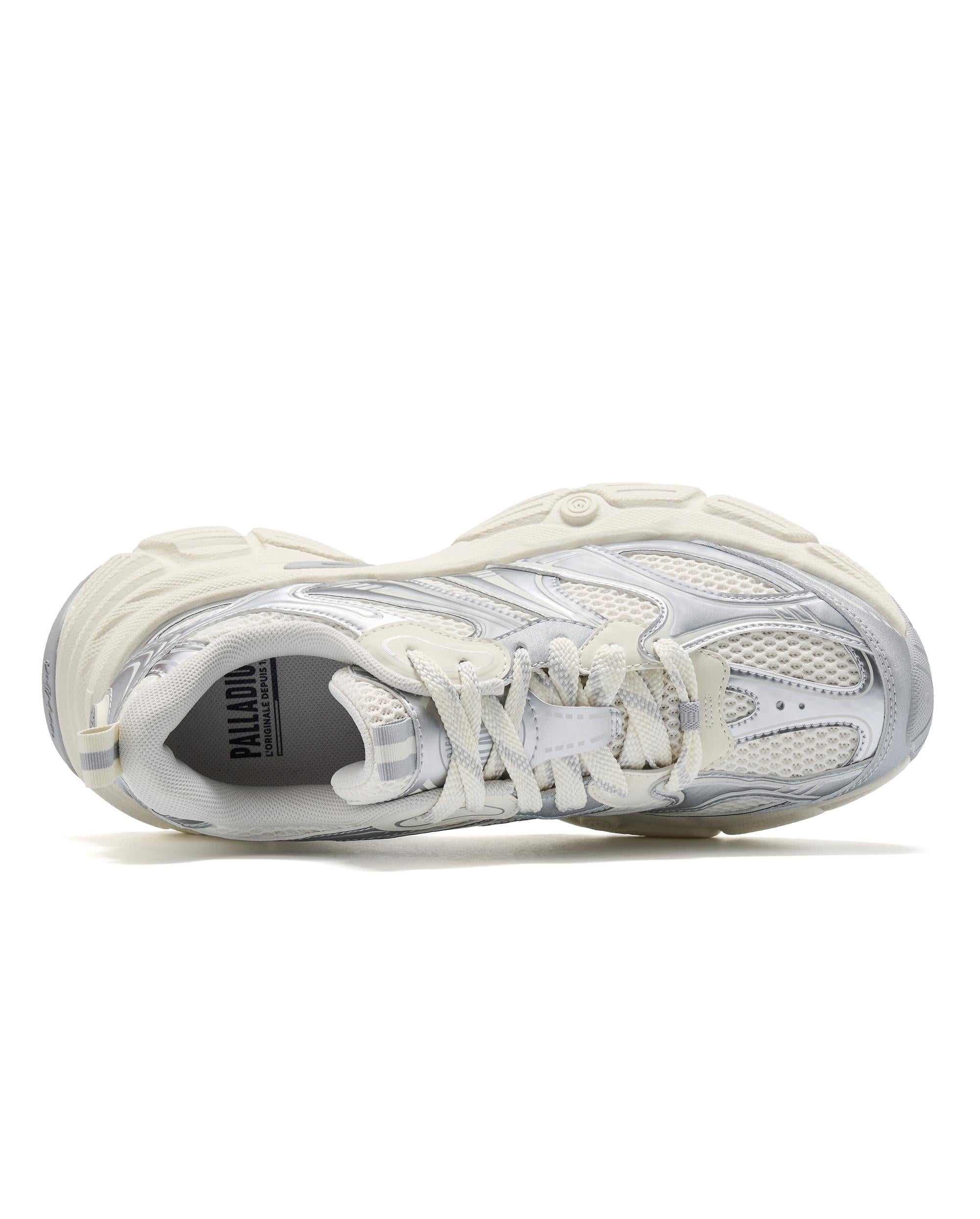 94556-199-M | WOMEN'S PALLAEIFFEL SNEAKERS | WT/GY/WT - Image 3
