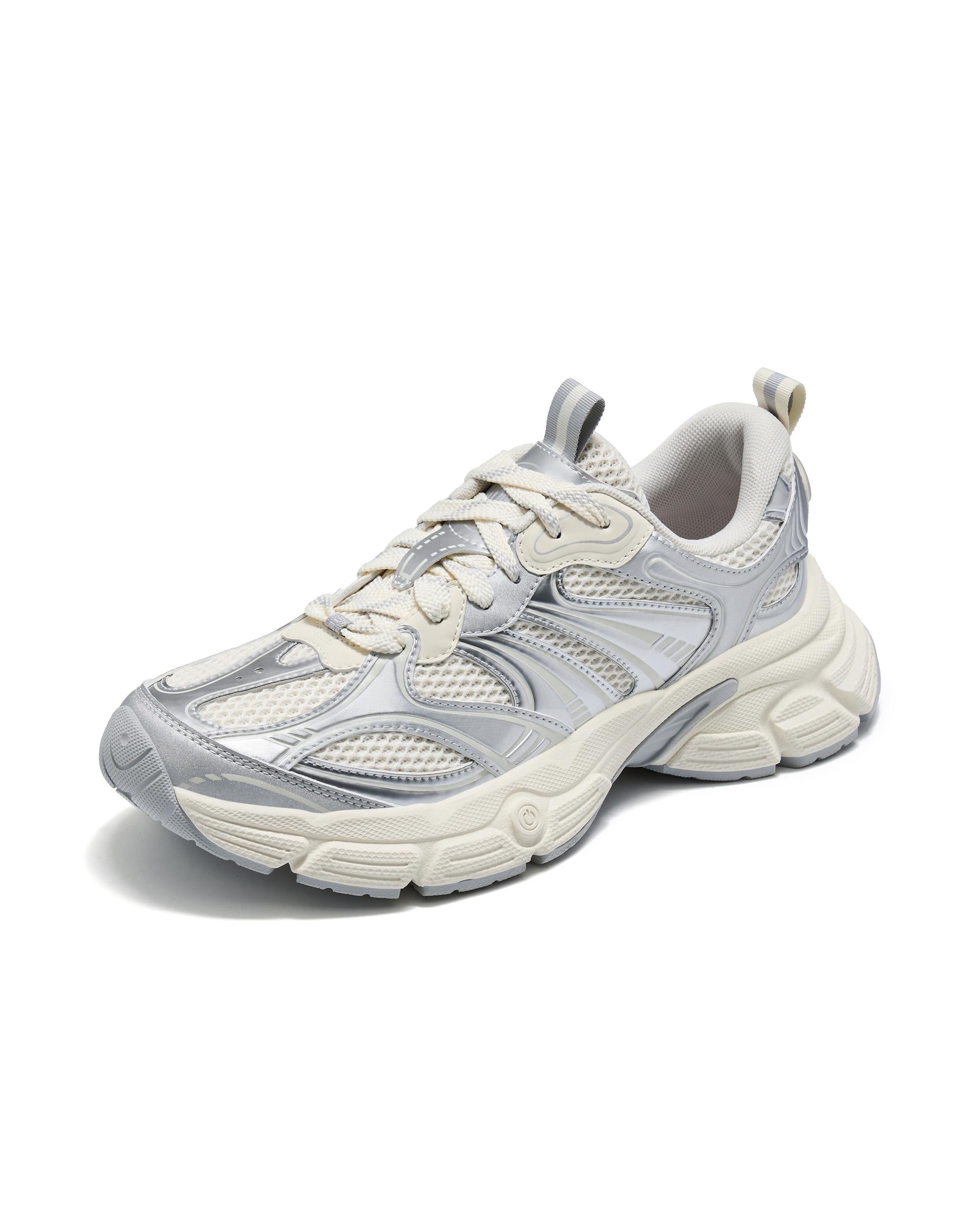 94556-199-M | WOMEN'S PALLAEIFFEL SNEAKERS | WT/GY/WT - Image 2
