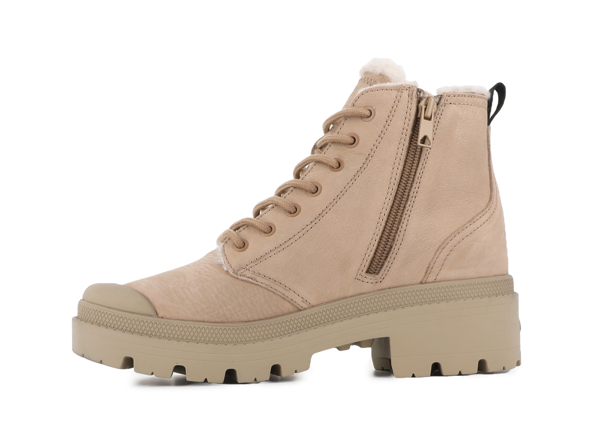 98867-223-M | PALLABASE NUBUCK ZIP WL | OCHRE TAN - Image 4