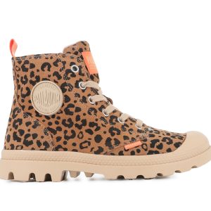 99519-974-M | PAMPA HI ZIP WL LEO | DEAR BROWN / BLACK